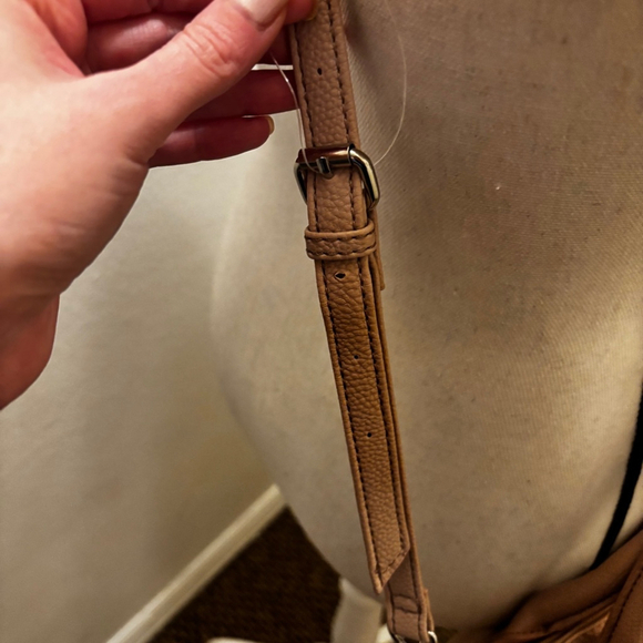 Nine West Tan Beige Crossbody Purse Handbag - Picture 10 of 16